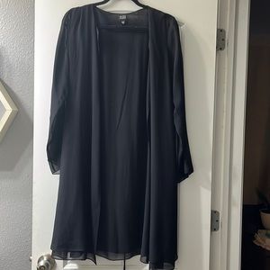Like new Eileen Fisher Sheer Black Cardigan
